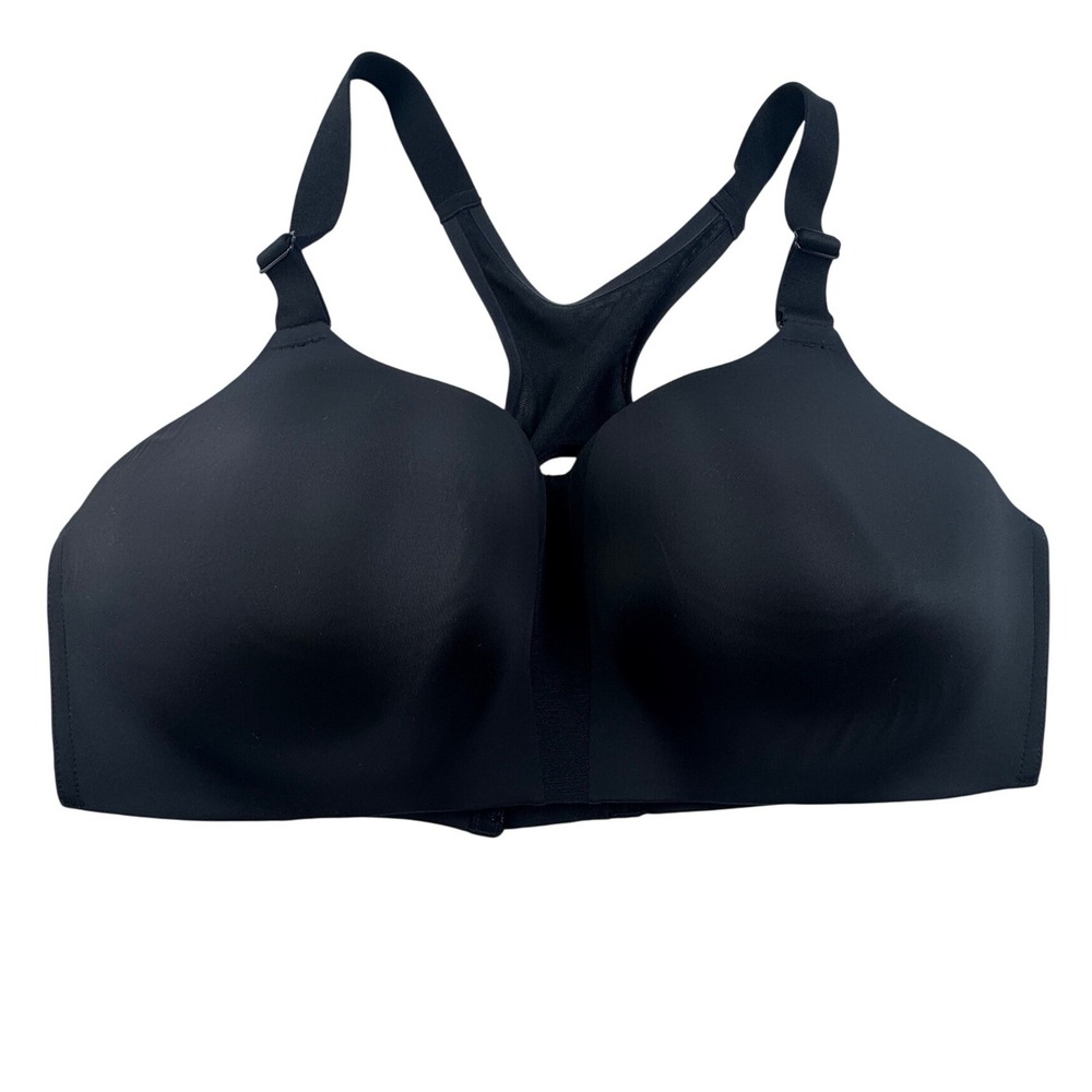 Nike Dri-FIT High Support Sports Bra Black Racerback 42DD AJ0353-010